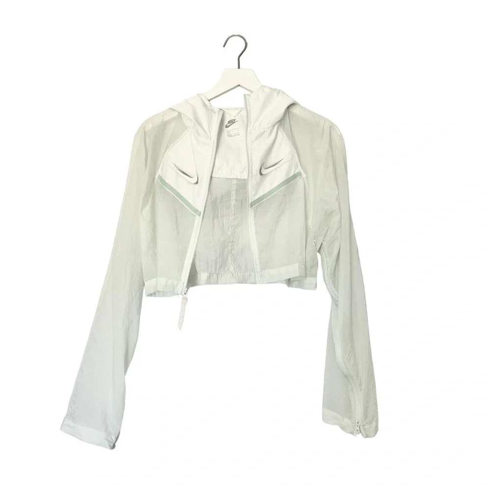 Nike Sportswear Women's Cropped  Woven Windbreaker Jacket Size S - Picture 10 of 16
